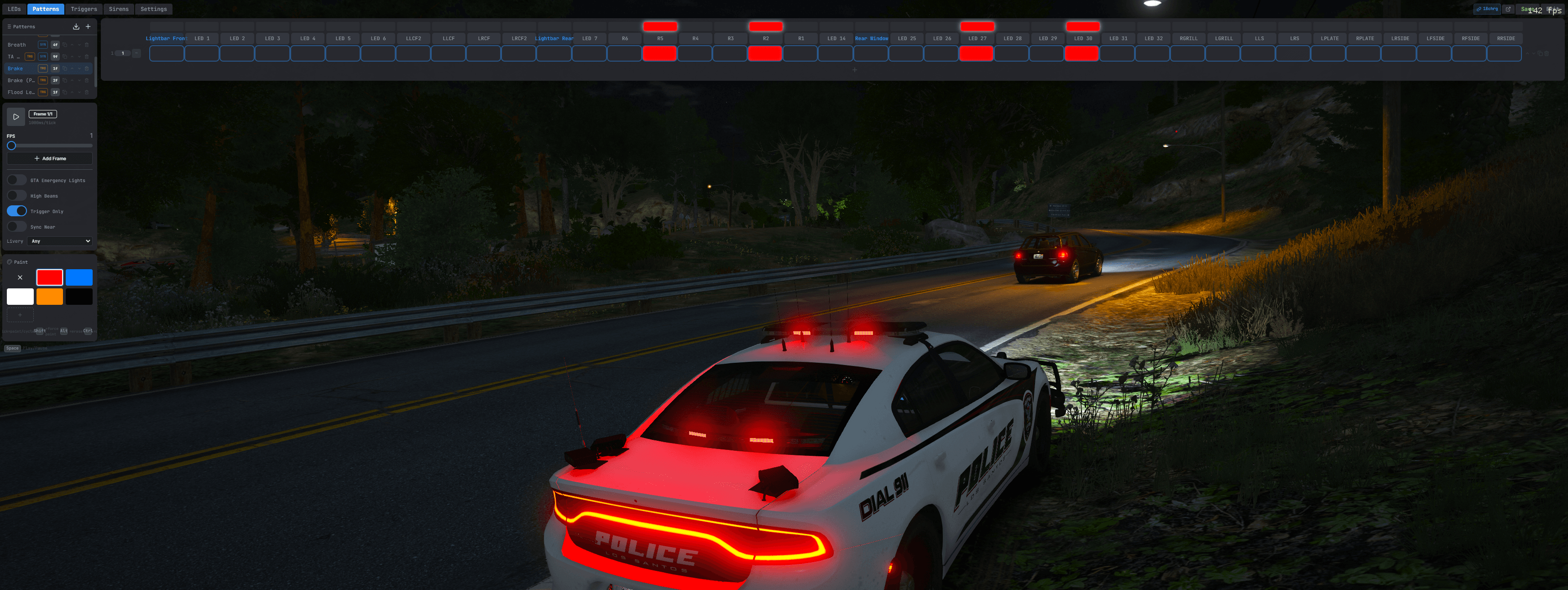 Grid-based pattern editor