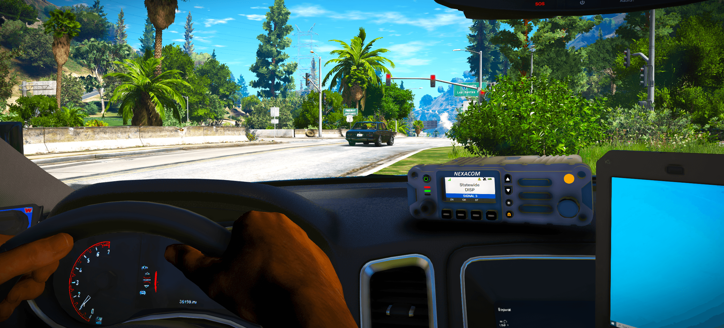 In-Car Radio Prop Close-Up